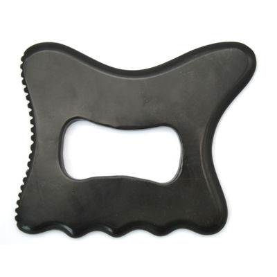 Strumento professionale di massaggio del corpo di pietra nera bianca Gua Sha per la cura della salute personale e l'agopuntura