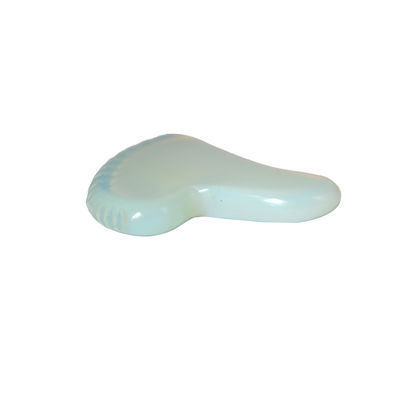 Massaggiatore Faciale Cura del corpo Salute Bianca Opal Forma di Cuore Giada Opalite Guasha Gua Sha Massaggio per il rilassamento facciale