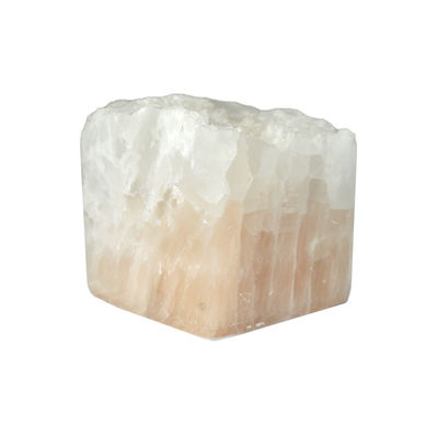 Caratteristica regionale Diffusore di aroma di olio essenziale a forma di cubo rosa con pietra glaciale di giada di cristallo irregolare