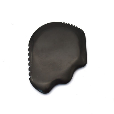 2024 Prodotto Pietra Bian Nera Faciale Giada Guasha Gua Sha Strumento di massaggio raschiante per SPA Massaggio muscolare del viso rilassante