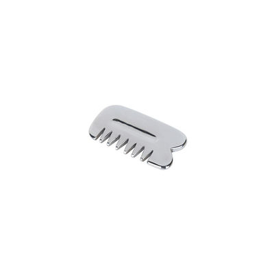 Massaggiatore Faciale Authentic Silver Terahertz Guasha Stone Gua Sha Comb per Anti-Aging e ringiovanimento facciale