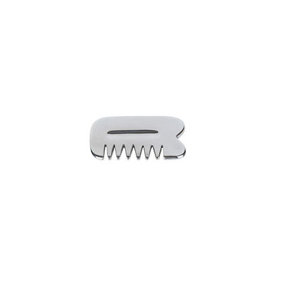 Massaggiatore Faciale Authentic Silver Terahertz Guasha Stone Gua Sha Comb per Anti-Aging e ringiovanimento facciale