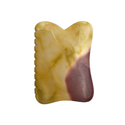 Strumenti di massaggio del corpo in stile cinese Mookaite Per la bellezza Guasha Stone Scrapping Face Gua Sha Stone Therapy Massage Tool End