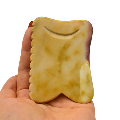 Strumenti di massaggio del corpo in stile cinese Mookaite Per la bellezza Guasha Stone Scrapping Face Gua Sha Stone Therapy Massage Tool End