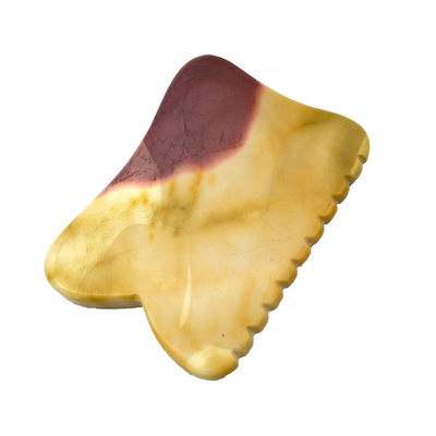Strumenti di massaggio del corpo in stile cinese Mookaite Per la bellezza Guasha Stone Scrapping Face Gua Sha Stone Therapy Massage Tool End