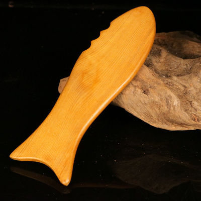 Giallo Legno Gua Sha Tavola per la Medicina Tradizionale Cinese