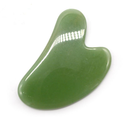 Corpo Massaggiatore Accessoio Forma Cuore Gua Sha Tavola di Giada Aventurina Naturale in Verde