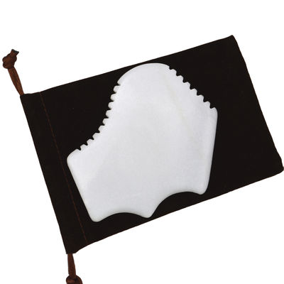 Massaggiatore 2024 Disegno Naturale Giada Bianca Gua Sha Tavola per Scraping Terapia Strumenti di pietra Massaggiatore