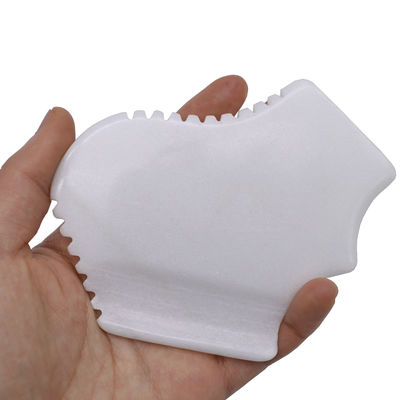 Massaggiatore 2024 Disegno Naturale Giada Bianca Gua Sha Tavola per Scraping Terapia Strumenti di pietra Massaggiatore