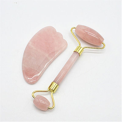 Area di massaggio del corpo Funzione musicale Gua Sha Scraper pelle Giada Quarzo Rosa Massaggiatore facciale con allenamento in loco