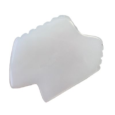 Disponibile Logo Naturale Giada Bianca Gua Sha Scraping Terapia Guasha Strumenti Per Massaggio Corporeo Faccia Con Fisioterapia Infrarosso