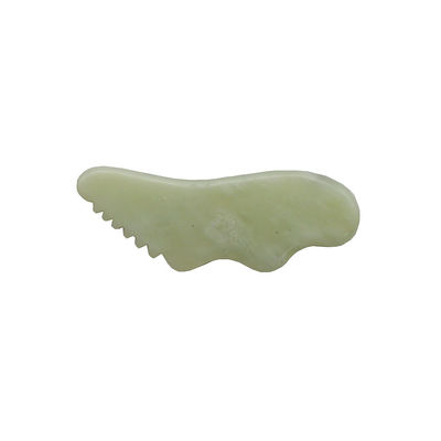Strumento naturale Xiuyn Jade Guasha per massaggi di grattatura di pietra Gua Sha Board For Beauty con certificato e logo personalizzato