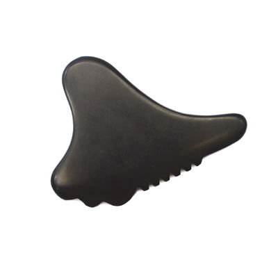 Area di massaggio per tutto il corpo Autentico Nero Faccia Eco-friendly Gua Sha Tool Massaggiatore Faciale 105*77mm 114*74mm 2 Pcs AKBS-030