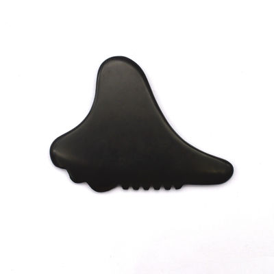 Area di massaggio per tutto il corpo Autentico Nero Faccia Eco-friendly Gua Sha Tool Massaggiatore Faciale 105*77mm 114*74mm 2 Pcs AKBS-030