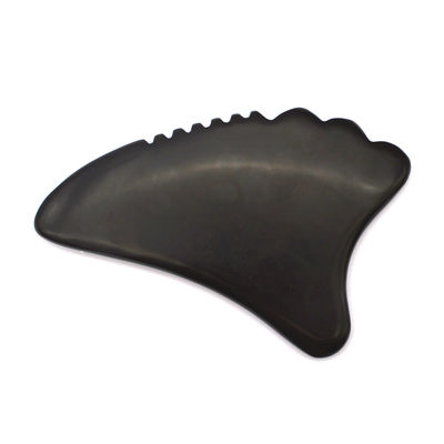 Area di massaggio per tutto il corpo Autentico Nero Faccia Eco-friendly Gua Sha Tool Massaggiatore Faciale 105*77mm 114*74mm 2 Pcs AKBS-030