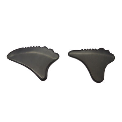 Area di massaggio per tutto il corpo Autentico Nero Faccia Eco-friendly Gua Sha Tool Massaggiatore Faciale 105*77mm 114*74mm 2 Pcs AKBS-030