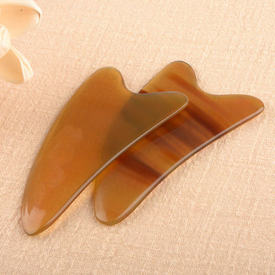 OEM/ODM Acceptabile strumento di massaggio Guasha per il viso e il corpo strumento di pietra naturale Gua Sha