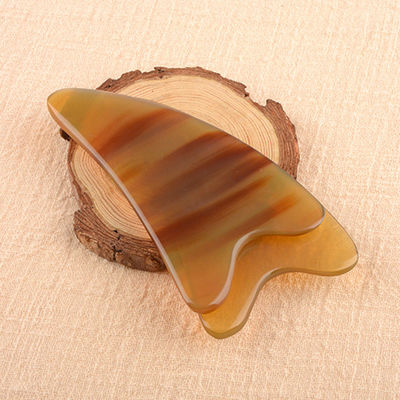 OEM/ODM Acceptabile strumento di massaggio Guasha per il viso e il corpo strumento di pietra naturale Gua Sha