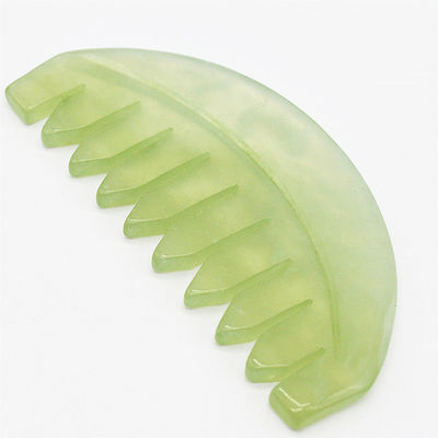 Funzione musicale 2024 Jade Gua Sha Natural Xiuyan Comb Hair Jade Combs Strumenti per la cura della pelle ABK-90 per gli appassionati di cura della pelle