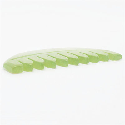 Funzione musicale 2024 Jade Gua Sha Natural Xiuyan Comb Hair Jade Combs Strumenti per la cura della pelle ABK-90 per gli appassionati di cura della pelle