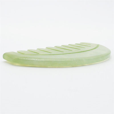 Funzione musicale 2024 Jade Gua Sha Natural Xiuyan Comb Hair Jade Combs Strumenti per la cura della pelle ABK-90 per gli appassionati di cura della pelle