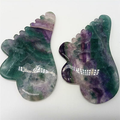 Arrivi Fluorite Giada Gua Sha Tavola per Massaggio Corporeo Strumento in Colorato