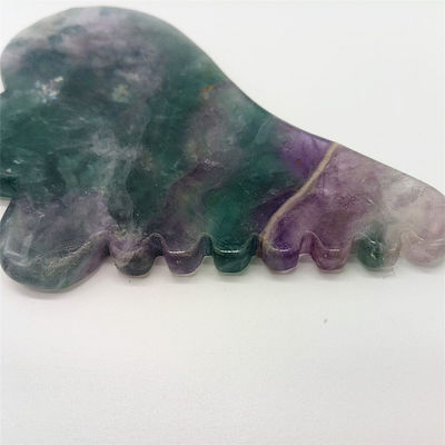 Arrivi Fluorite Giada Gua Sha Tavola per Massaggio Corporeo Strumento in Colorato