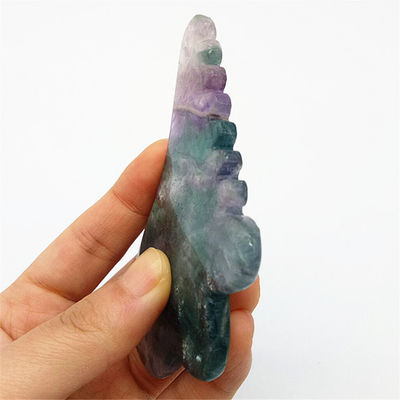 Arrivi Fluorite Giada Gua Sha Tavola per Massaggio Corporeo Strumento in Colorato