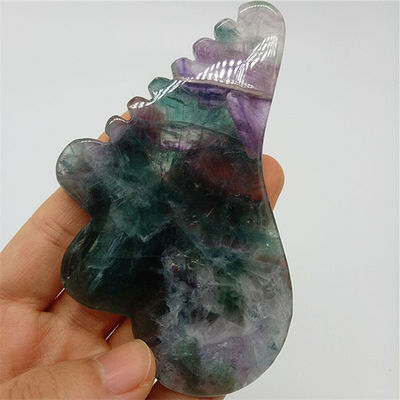 Arrivi Fluorite Giada Gua Sha Tavola per Massaggio Corporeo Strumento in Colorato