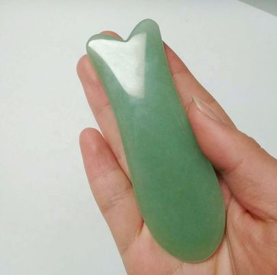 Sperimenta le proprietà curative del naturale Aventurine Verde Giada Gua Sha Massaggio per massaggiatore del corpo