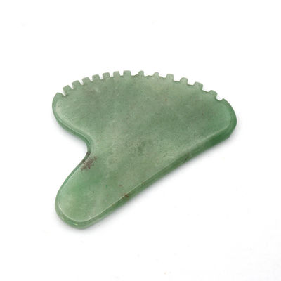 Forma di cuore Massatore Aventurino Verde 100% Giada Naturale Aventurino Gua Sha Con Etichetta Privata