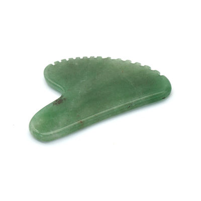 Forma di cuore Massatore Aventurino Verde 100% Giada Naturale Aventurino Gua Sha Con Etichetta Privata