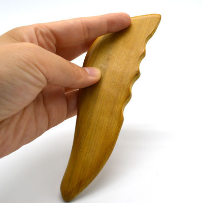 OEM Naturale Camphor Legno Gua Sha Strumenti per Massaggio Faciale e Corporeo S-Shaped Design