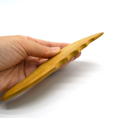 OEM Naturale Camphor Legno Gua Sha Strumenti per Massaggio Faciale e Corporeo S-Shaped Design