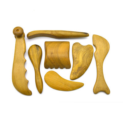 7 pcs-kit Legno Guasha Tavole Messaggio Roller Strumenti bellissimi bastoncini di agopuntura per la bellezza