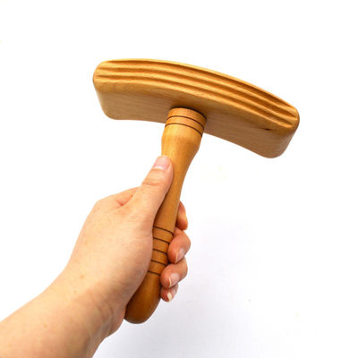 Massaggio per rilassamento muscolare multifunzione Massaggio corpo Strumento di massaggio in legno Massaggio martello per prodotti sanitari