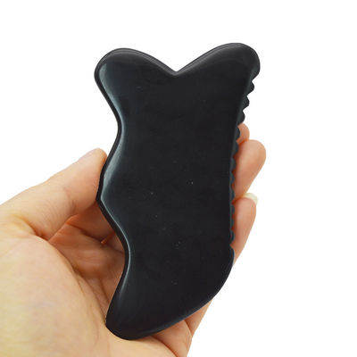 2024 Strumento di massaggio a mano Gua Sha Strumento di massaggio a 7 bordi Gua Sha Bian Pietra Gua Sha Strumento facciale Funzione Testa Massaggiatore sanitario
