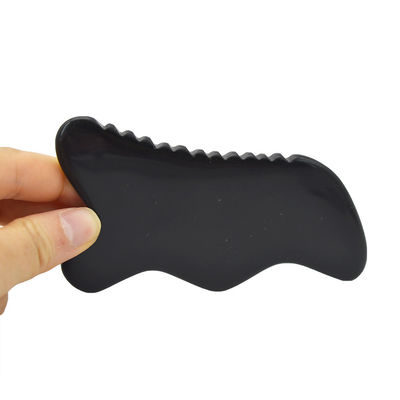 2024 Strumento di massaggio a mano Gua Sha Strumento di massaggio a 7 bordi Gua Sha Bian Pietra Gua Sha Strumento facciale Funzione Testa Massaggiatore sanitario