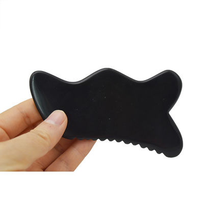 2024 Strumento di massaggio a mano Gua Sha Strumento di massaggio a 7 bordi Gua Sha Bian Pietra Gua Sha Strumento facciale Funzione Testa Massaggiatore sanitario