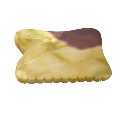Nero 7*5,5*0,5cm Rhodonite o Mookaite Giada Gua sha board guasha Stone Scraping Guasha Massaggi per la cura del viso