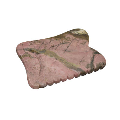 Nero 7*5,5*0,5cm Rhodonite o Mookaite Giada Gua sha board guasha Stone Scraping Guasha Massaggi per la cura del viso