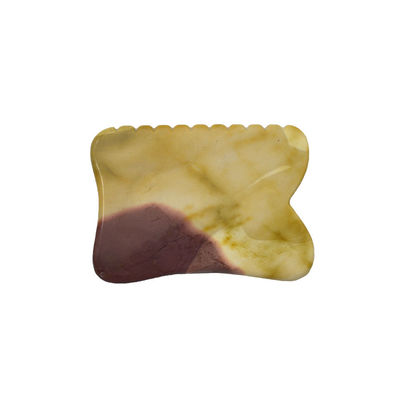 Nero 7*5,5*0,5cm Rhodonite o Mookaite Giada Gua sha board guasha Stone Scraping Guasha Massaggi per la cura del viso