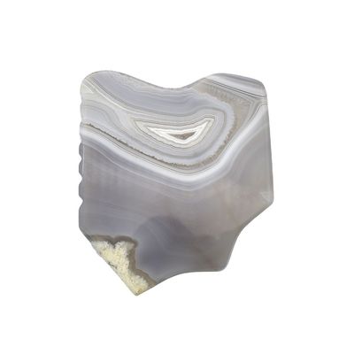 Cura della salute del corpo Agate grigio a strisce Giada Gua Sha Pietra Guasha Tavola Massaggio personalizzato Strumento di terapia di raschiatura per viso e corpo