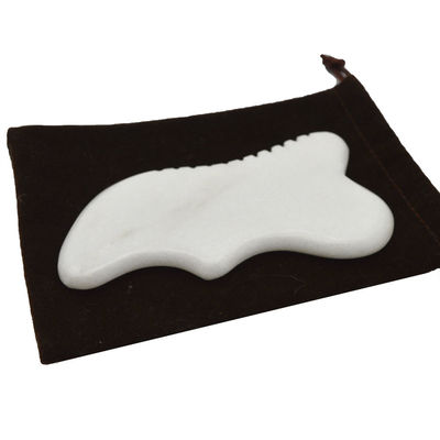 Massaggio a tavolo a base di pietra Gua Sha Guasha Scarping Massaggiatore Corporeo Scarping Giada Bianca Scarping Strumenti Facciali E Corporei