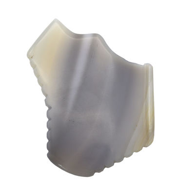 9.2*5.7*0.35 Agate Gua Sha Strumenti di pietra per il massaggio facciale Rosa Nero Grigio Bianco Grigio Massaggiatore Faccia Sanità