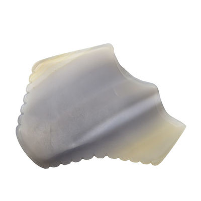 9.2*5.7*0.35 Agate Gua Sha Strumenti di pietra per il massaggio facciale Rosa Nero Grigio Bianco Grigio Massaggiatore Faccia Sanità