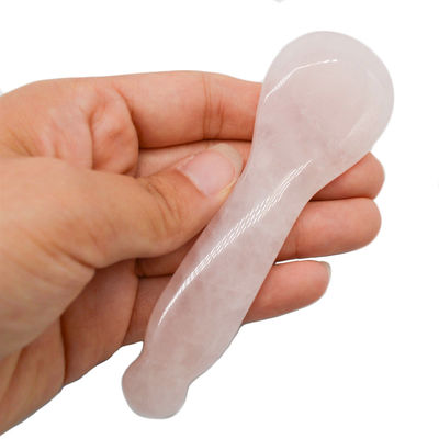 2024 Prodotti di tendenza Rose Quartz Stick Stone Gua Sha Pen per occhio e viso Giada naturale cura della salute