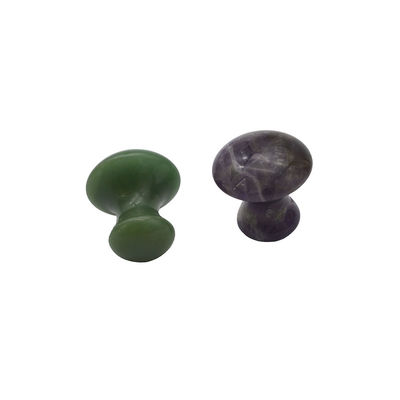 40 mm di altezza 30 mm di diametro Rose Quartz Funghi in forma di Gua Sha Massaggio pietre