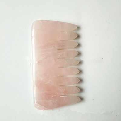 Strumento di massaggio naturale di quarzo rosa Gua Sha per la terapia No abk-140 OEM ODM accettabile
