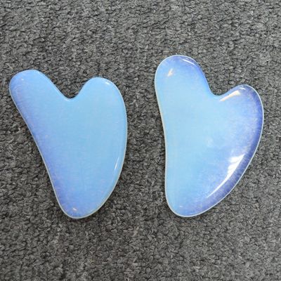 Mascherino tecnico di raschiatura in pietra opale lucidata per la cura e la disintossicazione della pelle